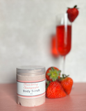 Strawberry Champagne Foaming Body Scrub