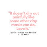 Modest Mia Matcha Face Mask